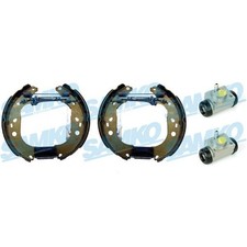 ORIGINAL® SAMKO KEG543 Bremsbackensatz Hinten passend für Opel COMBO