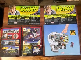 LEGO Marvel Super Heroes Manuals 76006 76007 B1&2 30167 Lot