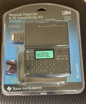 Texas Instruments PS-6565i Handheld Personal Organizer 128KB Indiglo Sealed