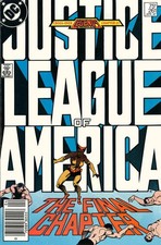 Justice League of America #261 (Newsstand) FN; DC | Legends Cross-Over 21 - w/Ba