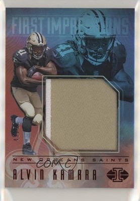 2017 Panini Illusions Red 41/50 Alvin Kamara #FI-AK Rookie RC ji8