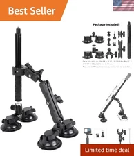 4-in-1 Suction Cup Car Mount Kit for Insta360 Cameras & GoPro - Invisible Sel...