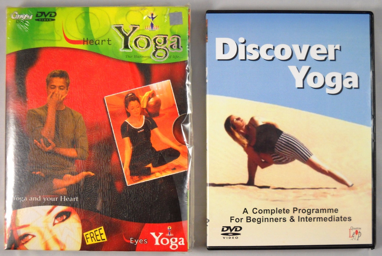  2 x Yoga Fitness Workout - DVD Paket - Sammlung - UK Import