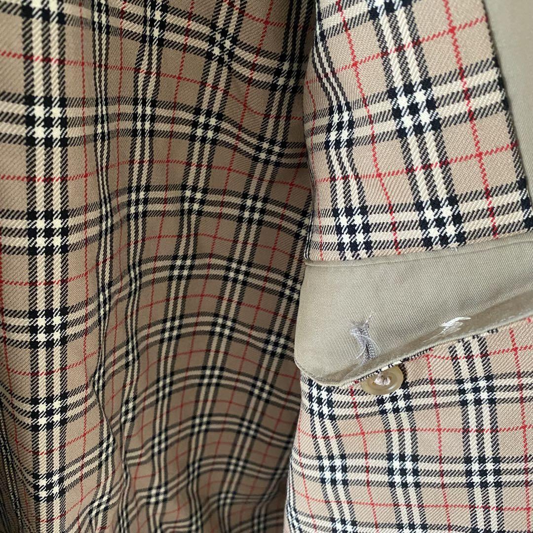 Burberry's Swing Top Nova Check Jacket Men's Beige Size L
