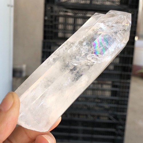 208g Natural white transparent Clear Quartz Crystal Cluster Mineral Healing C104 - Picture 13 of 14