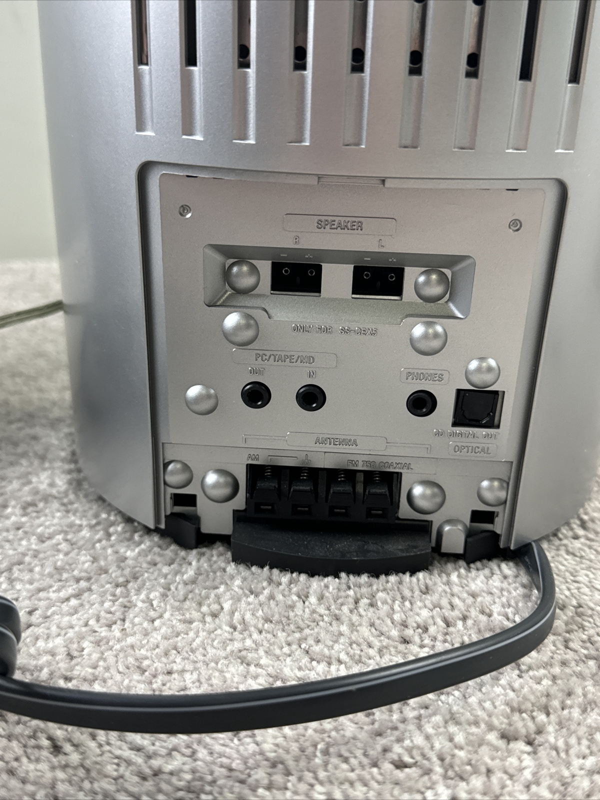 Sony CMT-EX5 Compact Vertical CD Player Stereo System - With REMOTE and Antenna