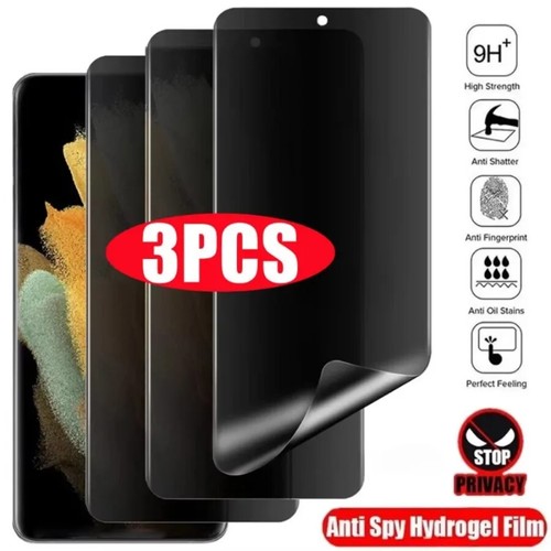 Protection écran TPU souple hydrogel pour Samsung S25 Ultra S24 S23 vie privée anti-espion - Photo 14 sur 15