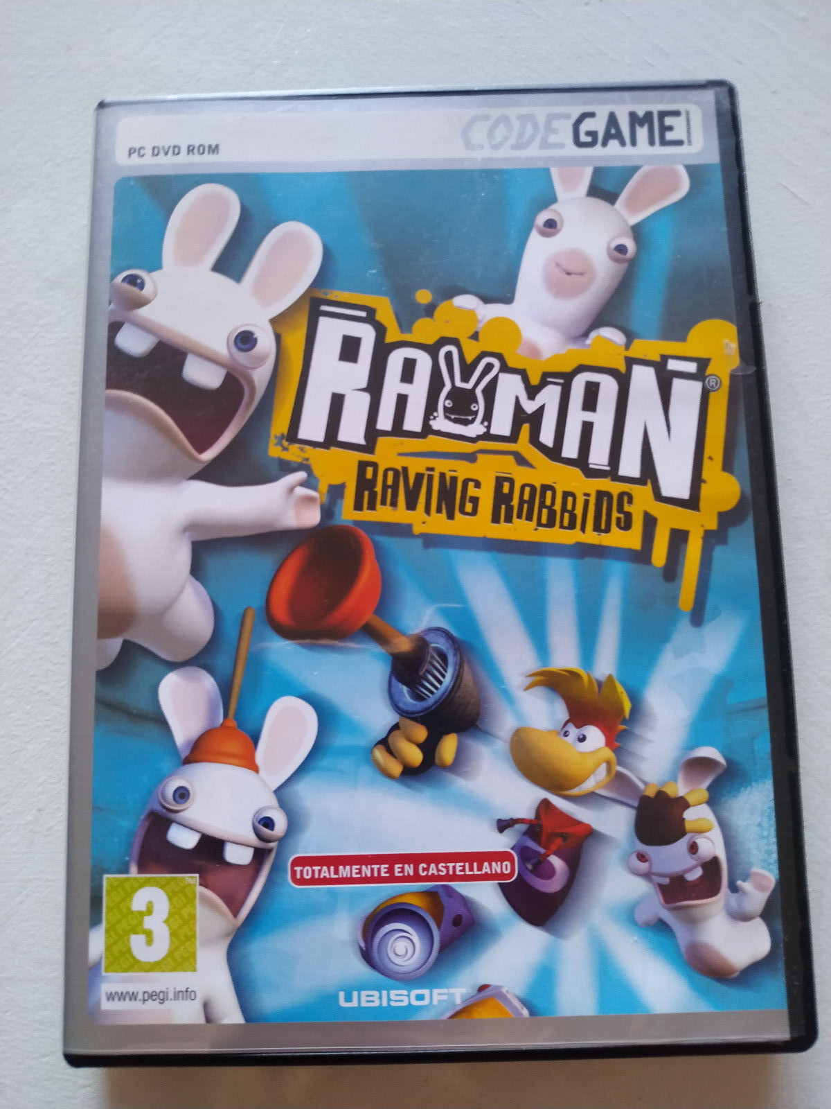 Rayman Raving Rabbids Ubisoft - Game for PC DVD-Rom Edition Spain PAL Am