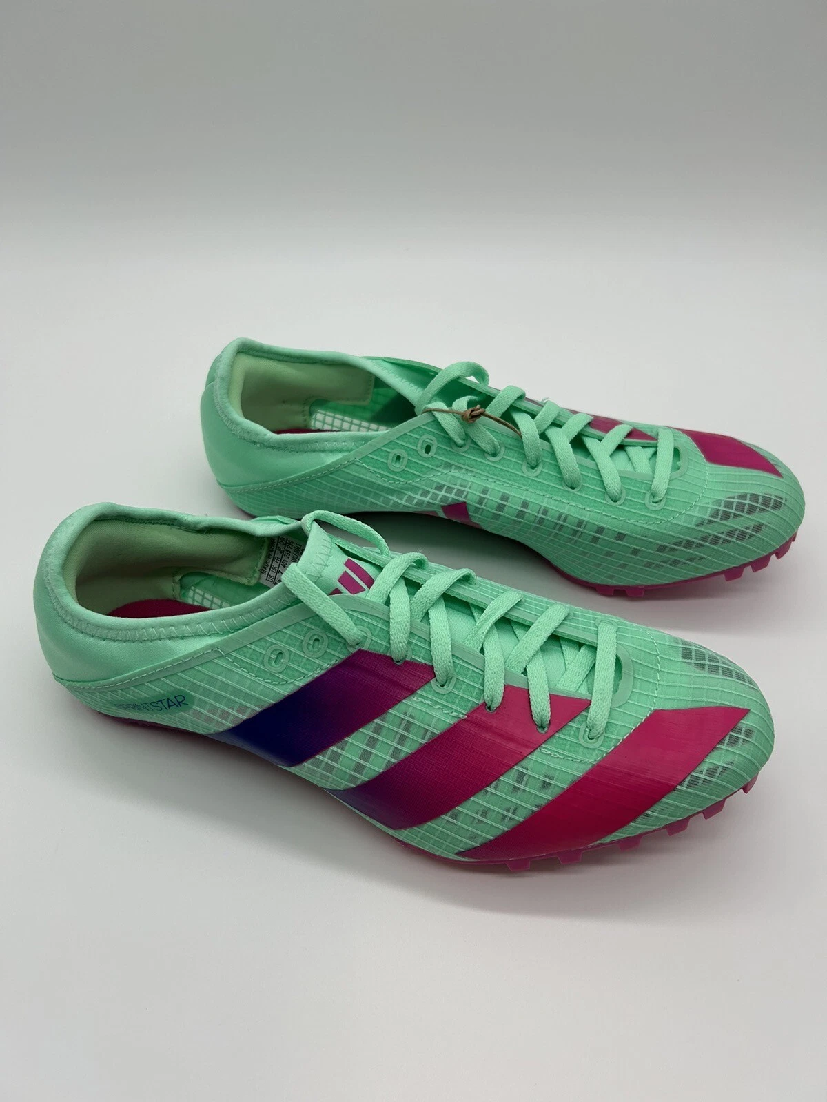 NUOVE scarpe da corsa Adidas Sprintstar da uomo 8 5 Sprint Celadon Turchese GV9067