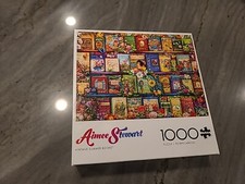 Aimee Stewart Vintage Summer Books 1000 PC Puzzle Brand New Buffalo Games