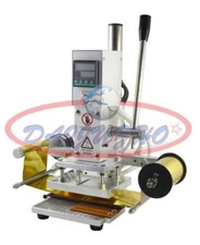 Hot Foil Leather Embossing Stamping Machine 10*13CM 110V Notebook Paper Bronzing