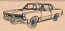 Retro Car 1 1/2 x 2 3/4" Rubber Stamp, Transportation Stamp, Classic Car