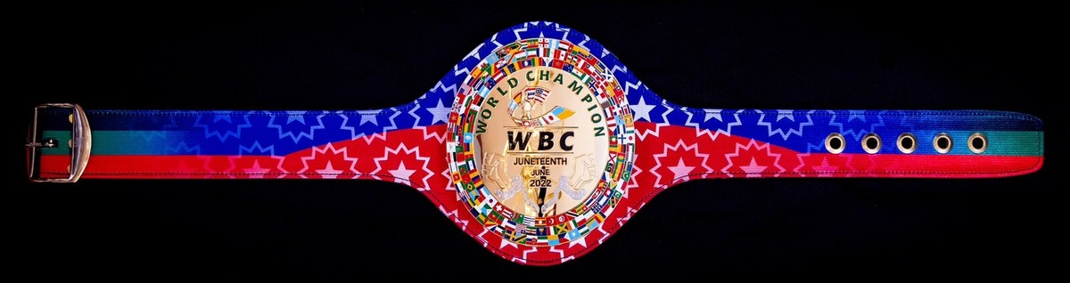 WBC JUNETEENTH 2022 Boxing Wrestling World Championship Belt