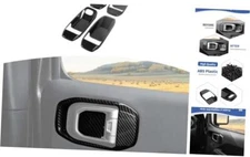 for Jeep JL Inner Door Handle Bowl Cover Trim for Jeep Wrangler Carbon Fiber
