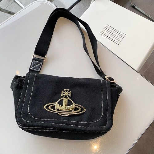 vivienne westwood messenger canvas bag | eBay