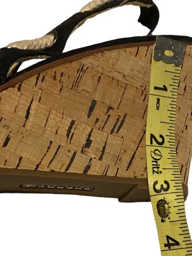 Sandali donna Sperry Top Sider Southport zeppa tacco taglia 9 neri slingback - Foto 8 di 24