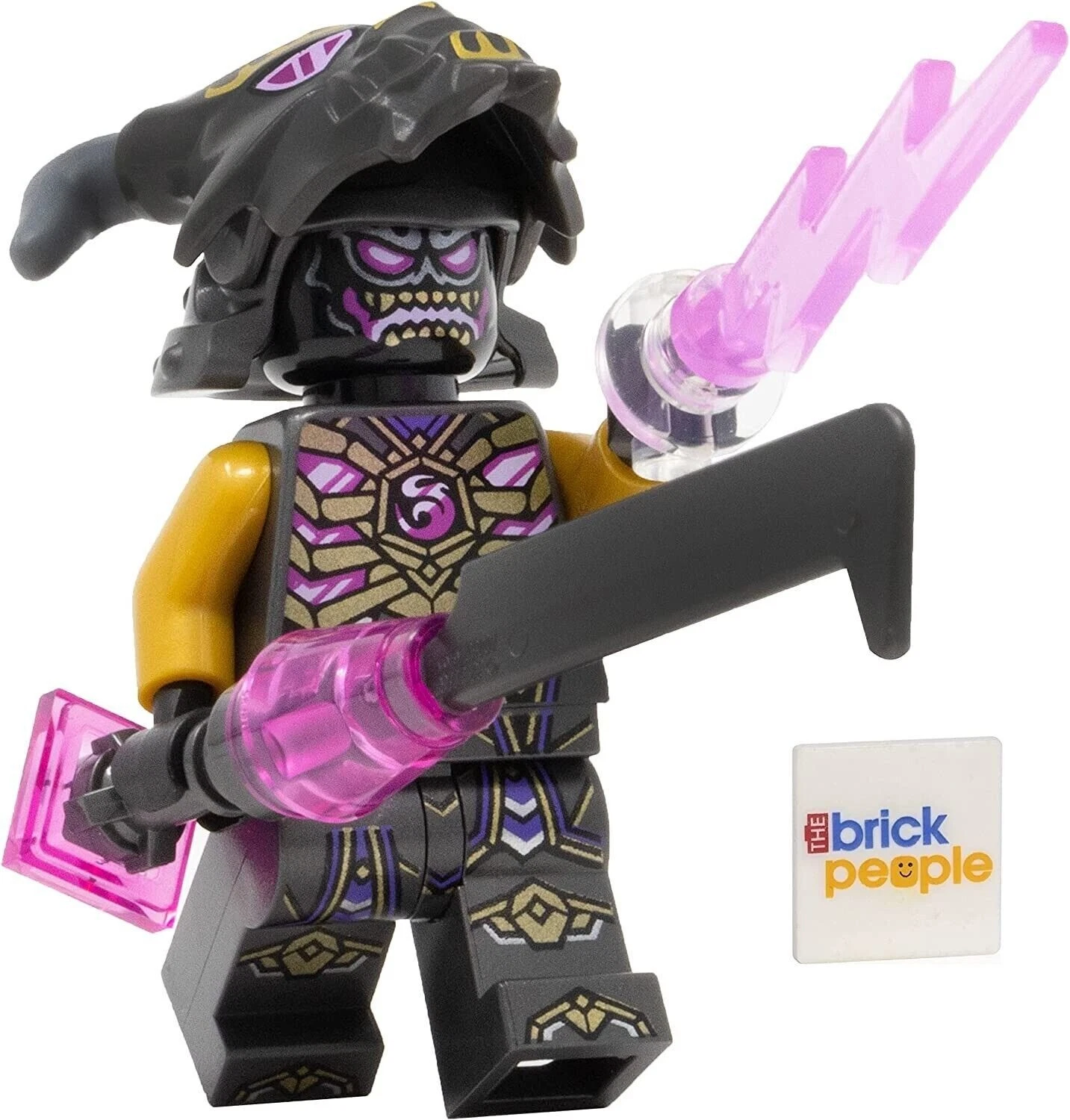 LEGO Ninjago Overlord Minifigure with Sword and Lightning Figure
