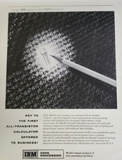 IBM Magazine Picture Ad Vintage Advertisement Display Wall Art