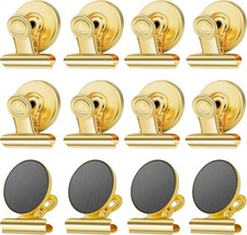 Magnetic Clips, 12pcs Heavy Duty Refrigerator Magnet Clips,Fridge Magnets Strong