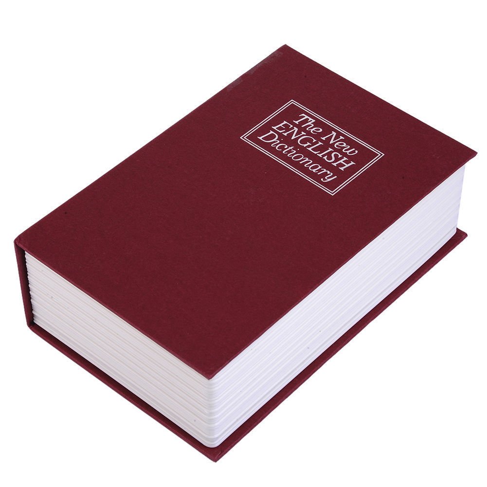 Secret Dictionary Security Safety Key Lock Book Safe Jewelry Money Cash