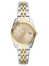 Fossil ES4949 Damenuhr Edelstahl SCARLETTE bicolor
