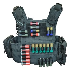 Tactical 12 Gauge Shotgun Shell Holder for Molle Vest / Plate Carrier / Belt