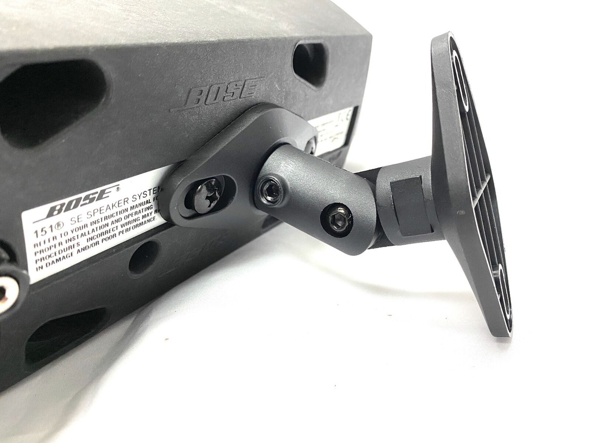 Plastic wall mount bracket for Bose 151SE 161 Speaker - Black