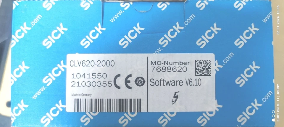 Sick CLV620-2000 Barcode Scanner