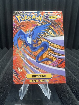 Articuno #144 - Gold Holo - Card Tops Pokedex Database 2024 - Pokemon Card NM