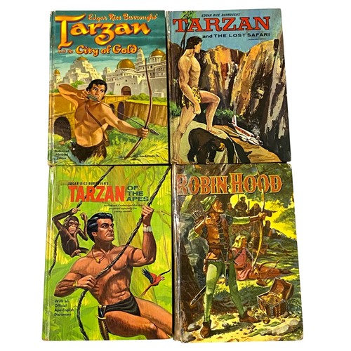 Whitman Hardcover Book Lot of 7 Middle Grade Fiction Disney Tarzan Robin Hood - Foto 2 di 9