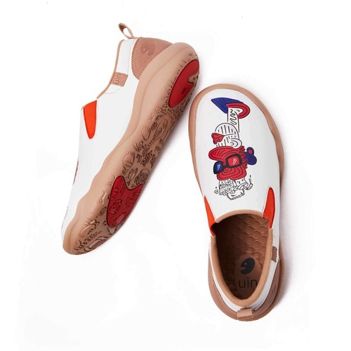 Women Size 5-11 UIN Slip On Shoes Canvas Comfort Loafer "This is Our Difference" - Picture 6 of 12