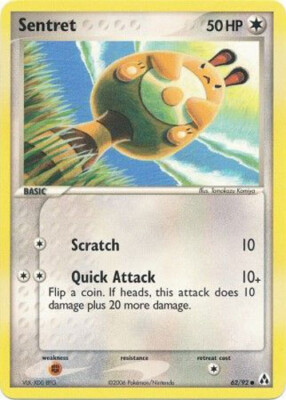 Pokemon Card - Legend Maker 62/92 - SENTRET (common) - NM | eBay Pokemon Card - Legend Maker 62/92 - SENTRET (common) - NM | eBay