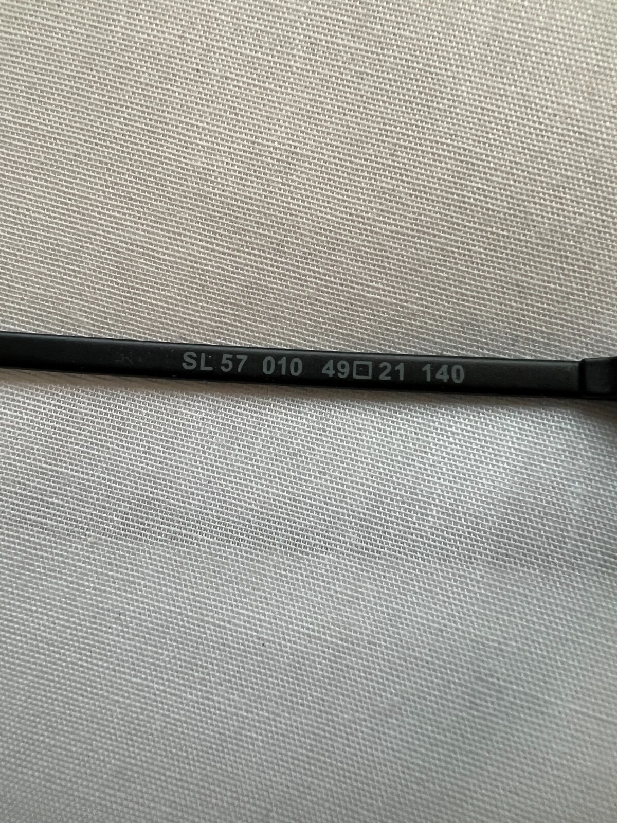 $595 NUOVI occhiali da sole Saint Laurent Paris neri SL 57 010 49 21 140 taglia unica unisex