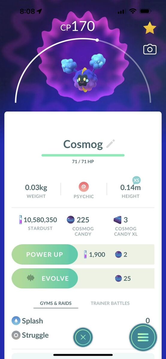 How to evolve Cosmog in Pokémon Go