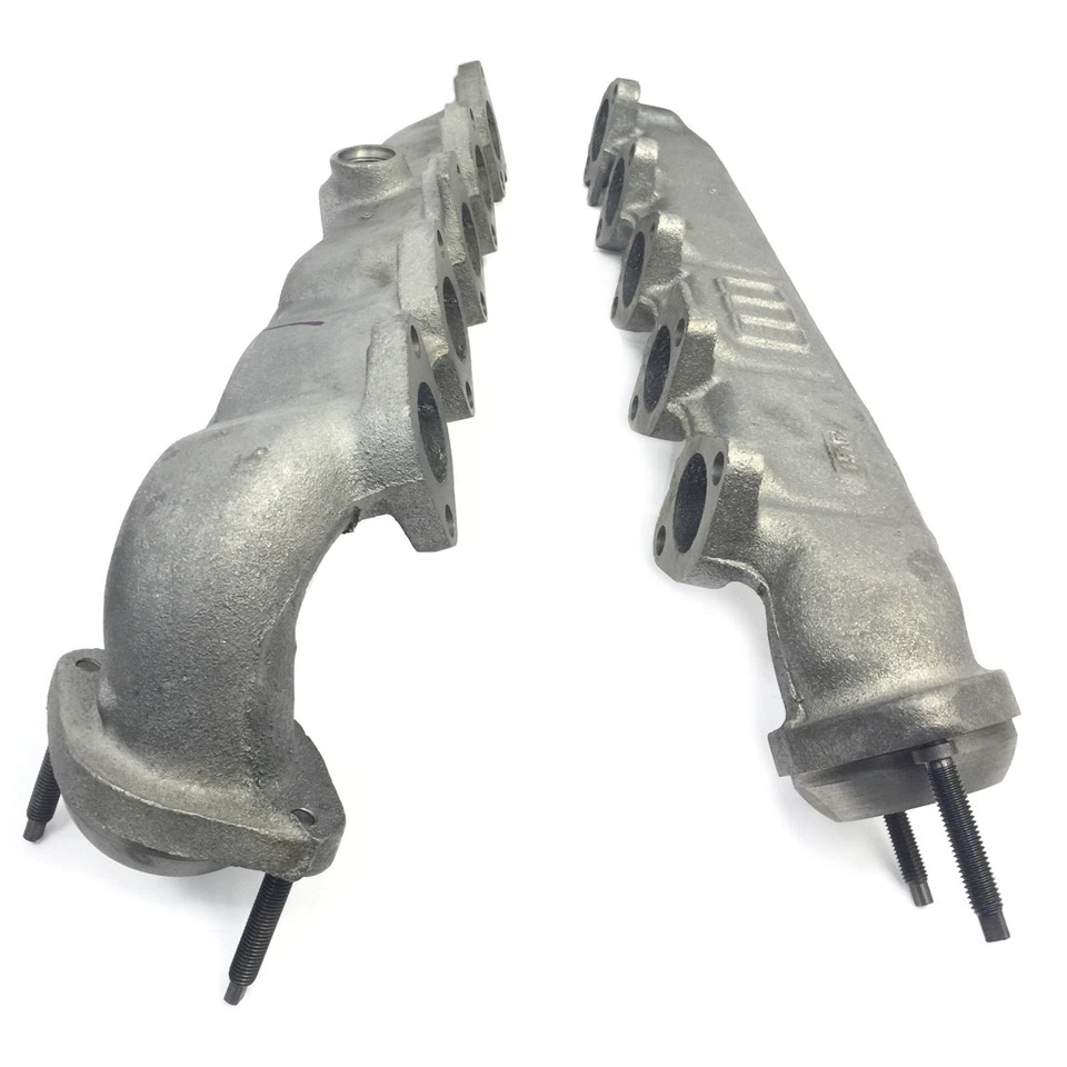 Exhaust Manifolds Pair 6.8L V10 LH+RH 2000-19 Ford F250SD F350SD F450SD F550SD - Image 3 of 4