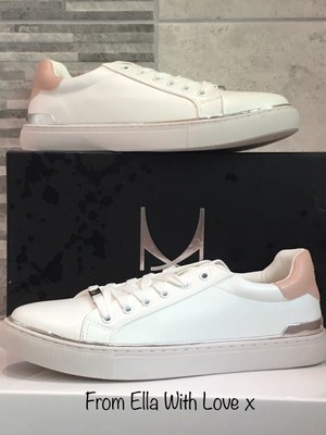 moda in pelle pink trainers