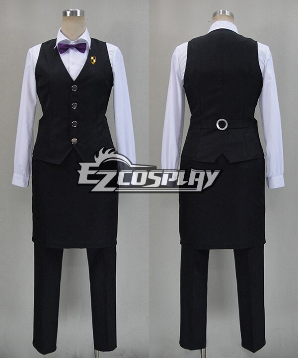 Death Parade Decim Cosplay Costume Anime Quindecim Arbiter Uniform