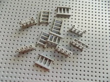Lego Fence 1 x 4 x 2 Spindled lot of 11 Gray