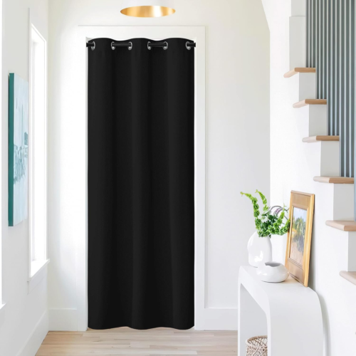 Door Curtain for Doorways, Blackout Privacy Doorway Curtains for Bedroom Closet