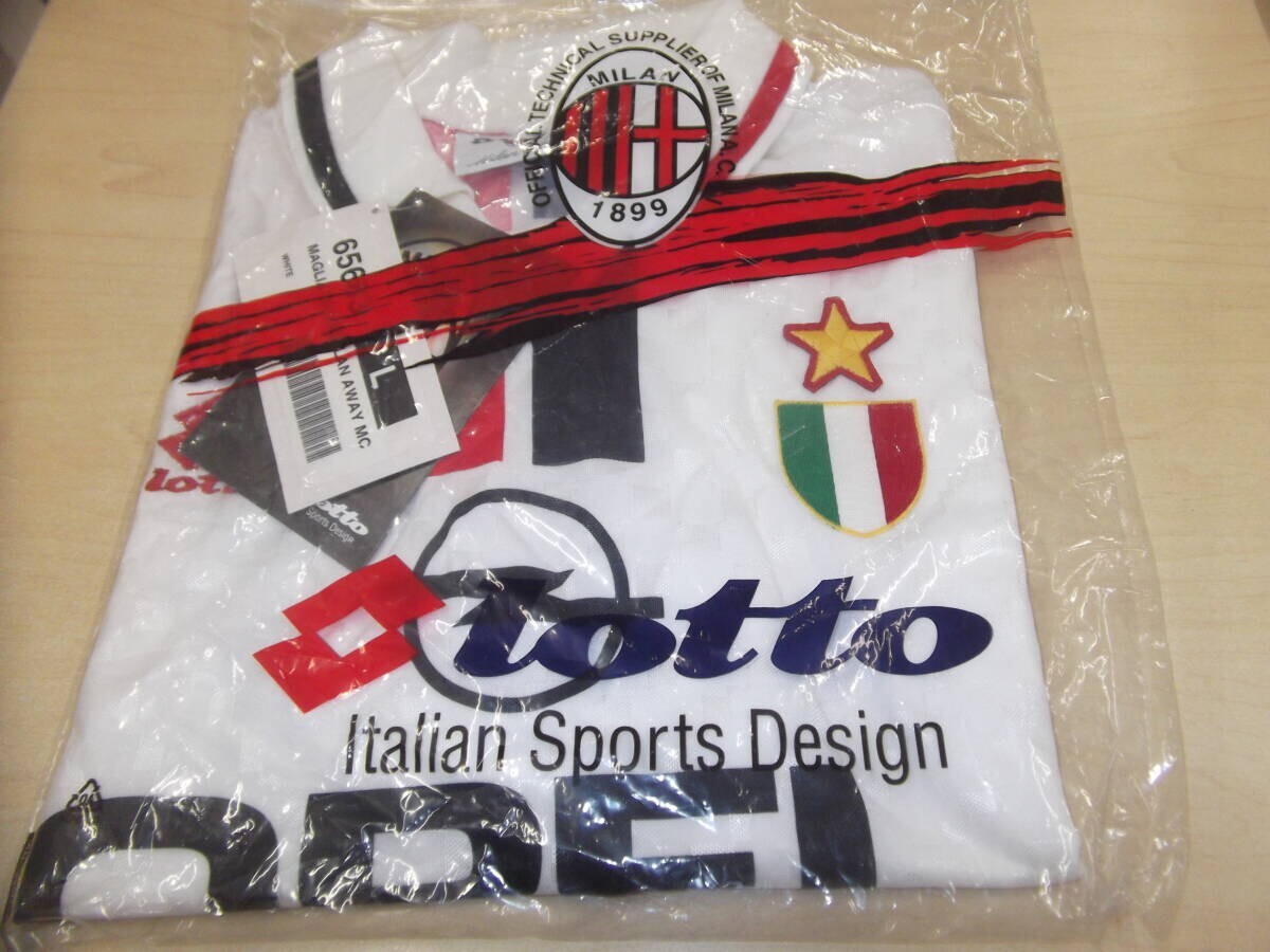 NWT L AC Milan 1995 1996 1997 Away Football Shirt Maglia Calcio