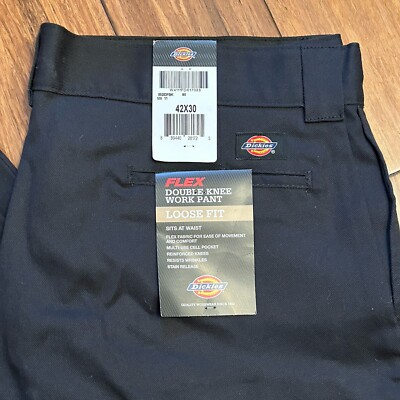 Dickies Loose Fit Twill Double Knee Men's Work Pant 85283BK