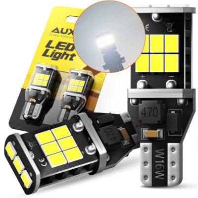 AUXITO LED Reverse Back Up Light Bulb 921 912 W16W T15 906 916 Super White 2X EA