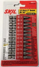 Skil 89012 12 Piece 2" Driver Bit Set