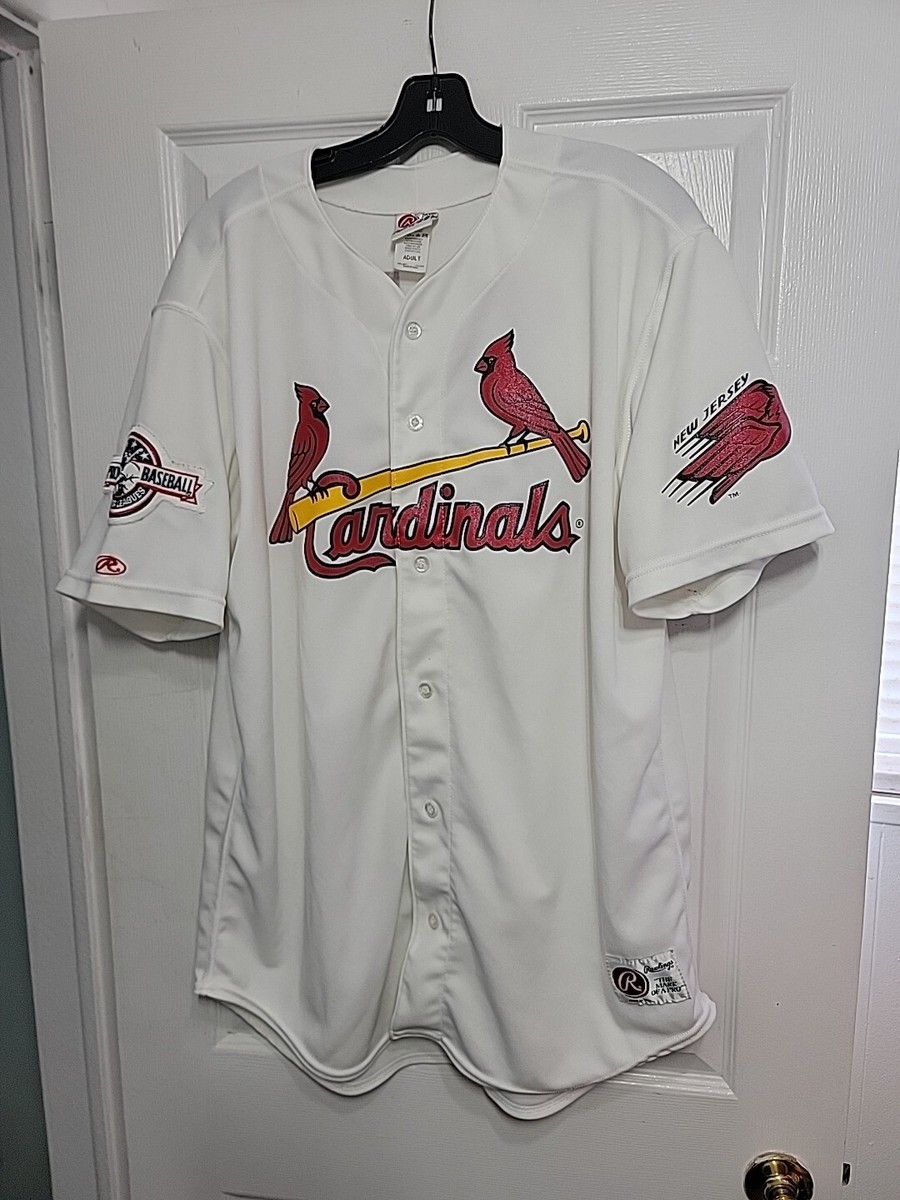 Authentic RAWLINGS Size 48 New Jersey CARDINALS Jersey Minor