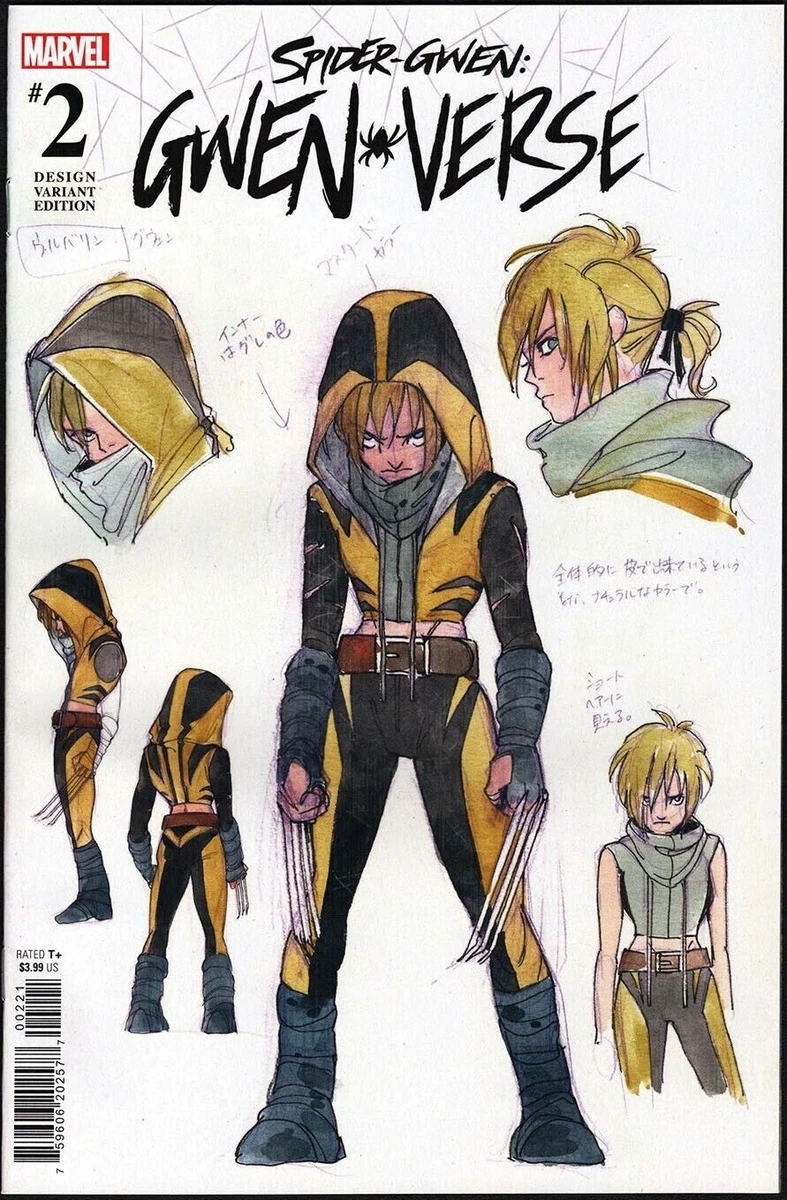 SPIDER-GWEN GWENVERSE 2 1:100 VARIANT NM PEACH MOMOKO DESIGN RI RATIO THORGWEN