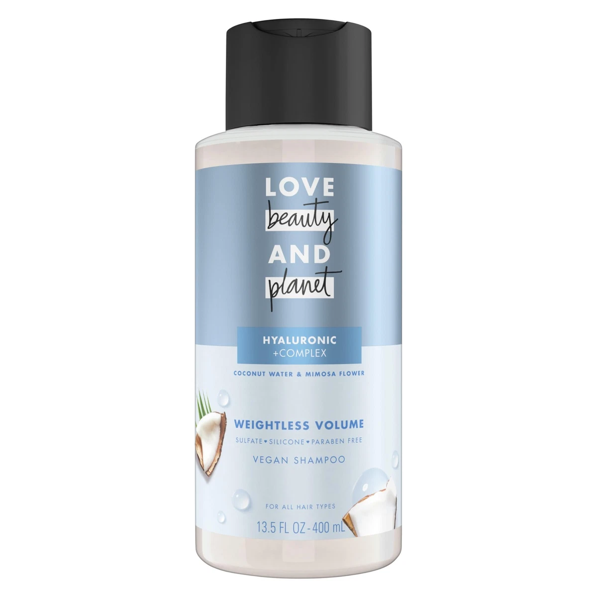 Love Beauty And Planet Coconut Water Mimosa Flower Volume Shampoo 13.5 Oz
