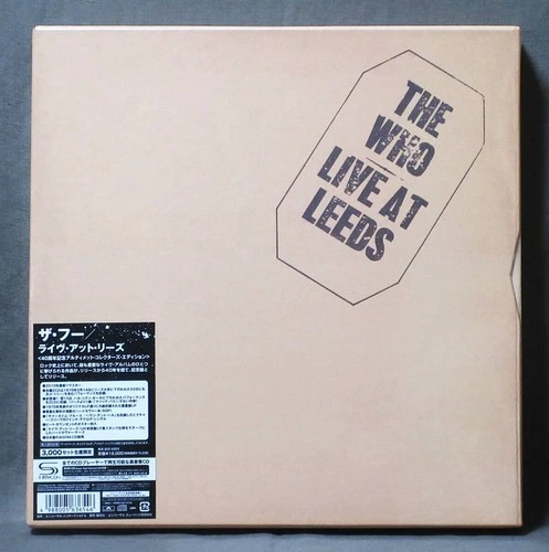 The Who Live At Leeds Super Deluxe Box SHM 4CD LP 7” Sealed Japan
