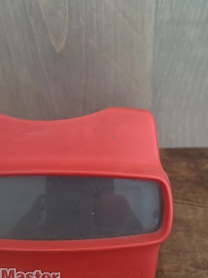 Juguete visor GAF Viewmaster Viewmaster rojo vintage FUNCIONANDO, hecho en EE. UU. Foto 4 de 4