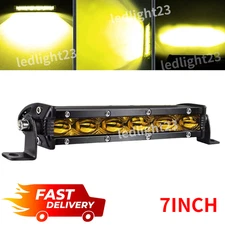1X7'' 20000W LED Work Light Bar 6D Super Slim Pods Offroad Fog Driving ATV Truck