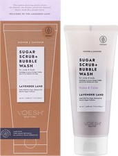Voesh Shower & Empower Sugar Scrub +Bubble Wash-lavender Land-Scalp/Body-NEW